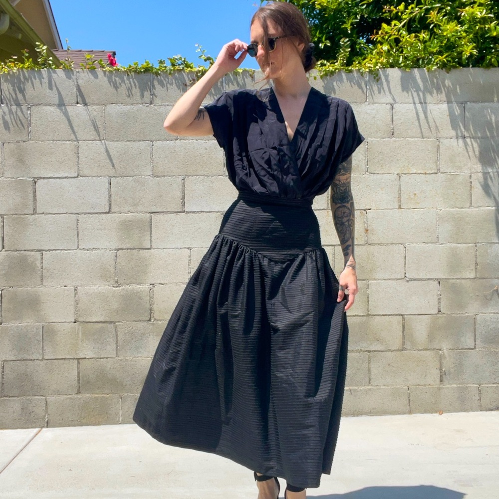 Vintage Mariani silk wrap shirt
